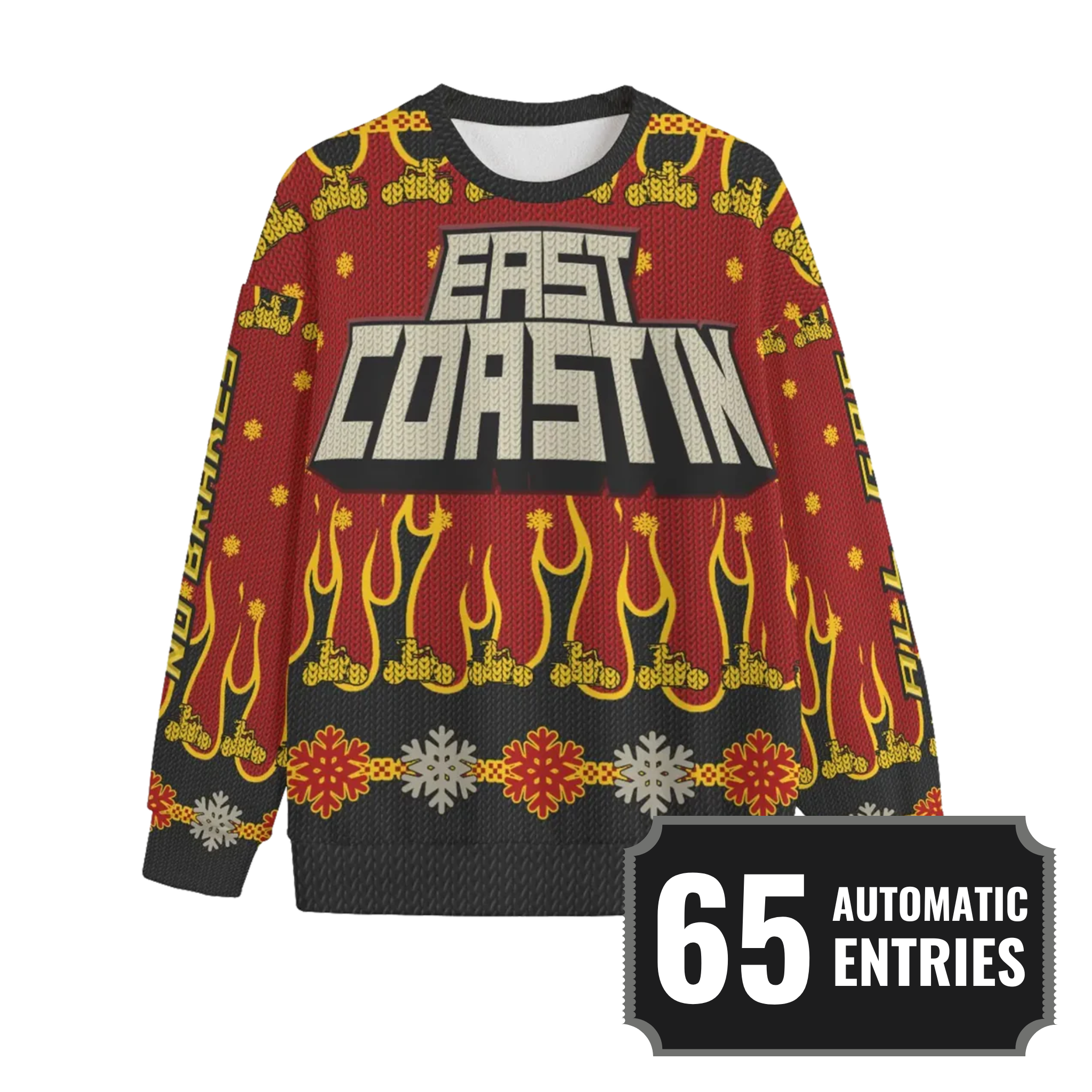 All Gas No Breaks Ugly Sweater