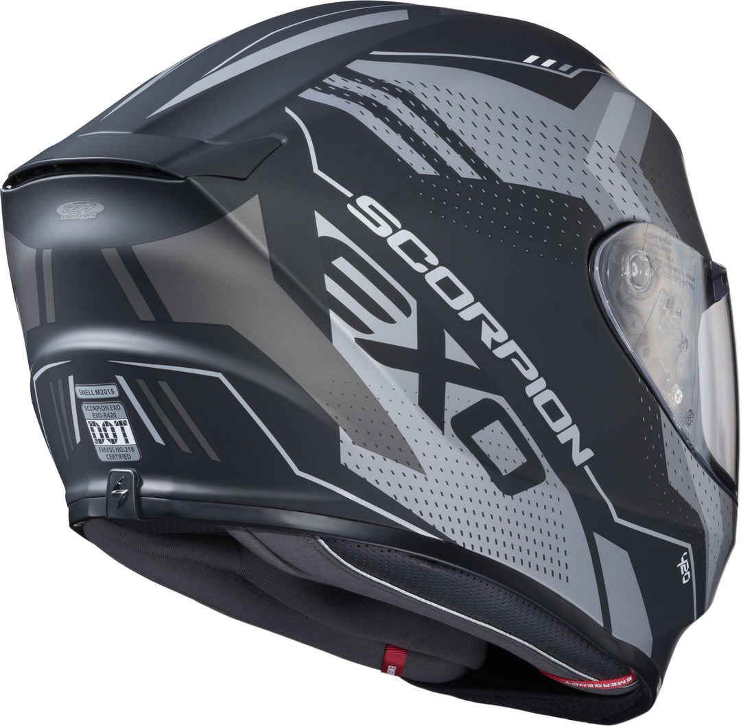 scorpion 420 helmet ScorpionEXO-R420 Solid Full Face and the EverClear No Scorpion EXO EXO-R420 Seismic Helmet