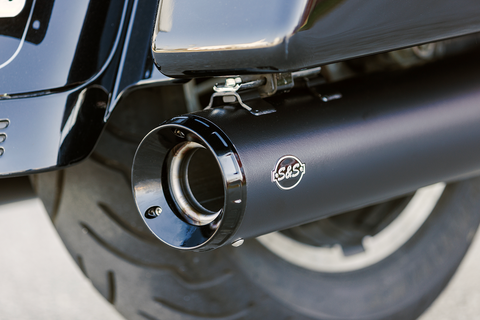 4-1/2" GNX Slip-On Mufflers - Guardian Black