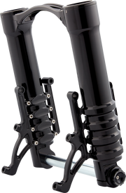 Fork Legs - 49 mm - Black Anodized - For Custom Radial Mount Brake Caliper