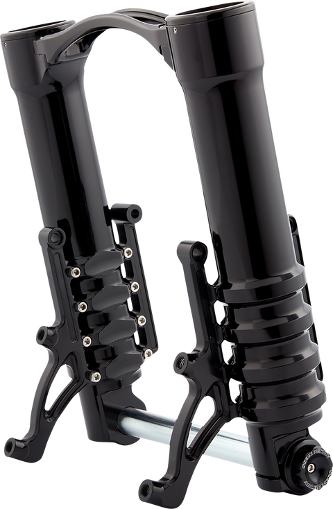 Fork Legs - 49 mm - Black Anodized - For Custom Radial Mount Brake Caliper