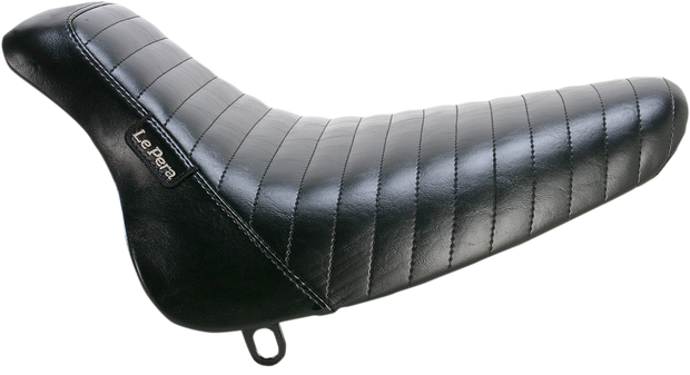 Bare Bones Solo Seat - Pleated - Black - Softail &