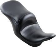 Maverick Seat - Up-Front - Without Backrest - Smooth - Black - FL '08-'23