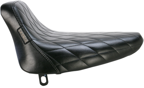 Bare Bones Solo Seat - Diamond Stitch - Black - Softail &