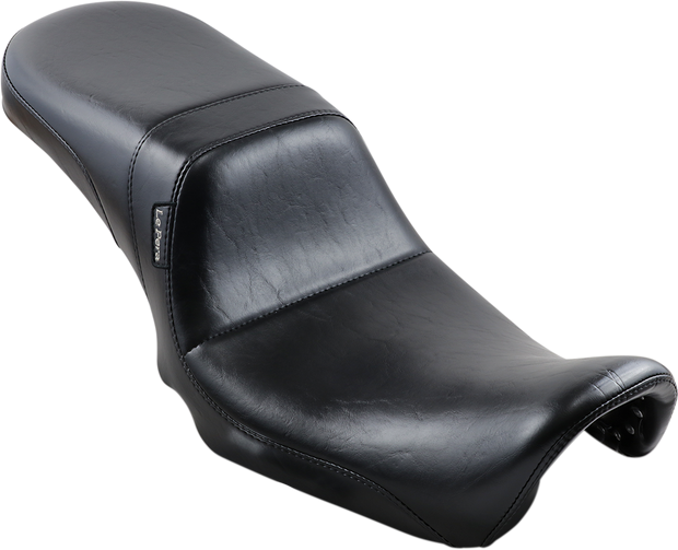 Daytona 2-Up Seat - Without Backrest - Smooth - Black - Dyna &
