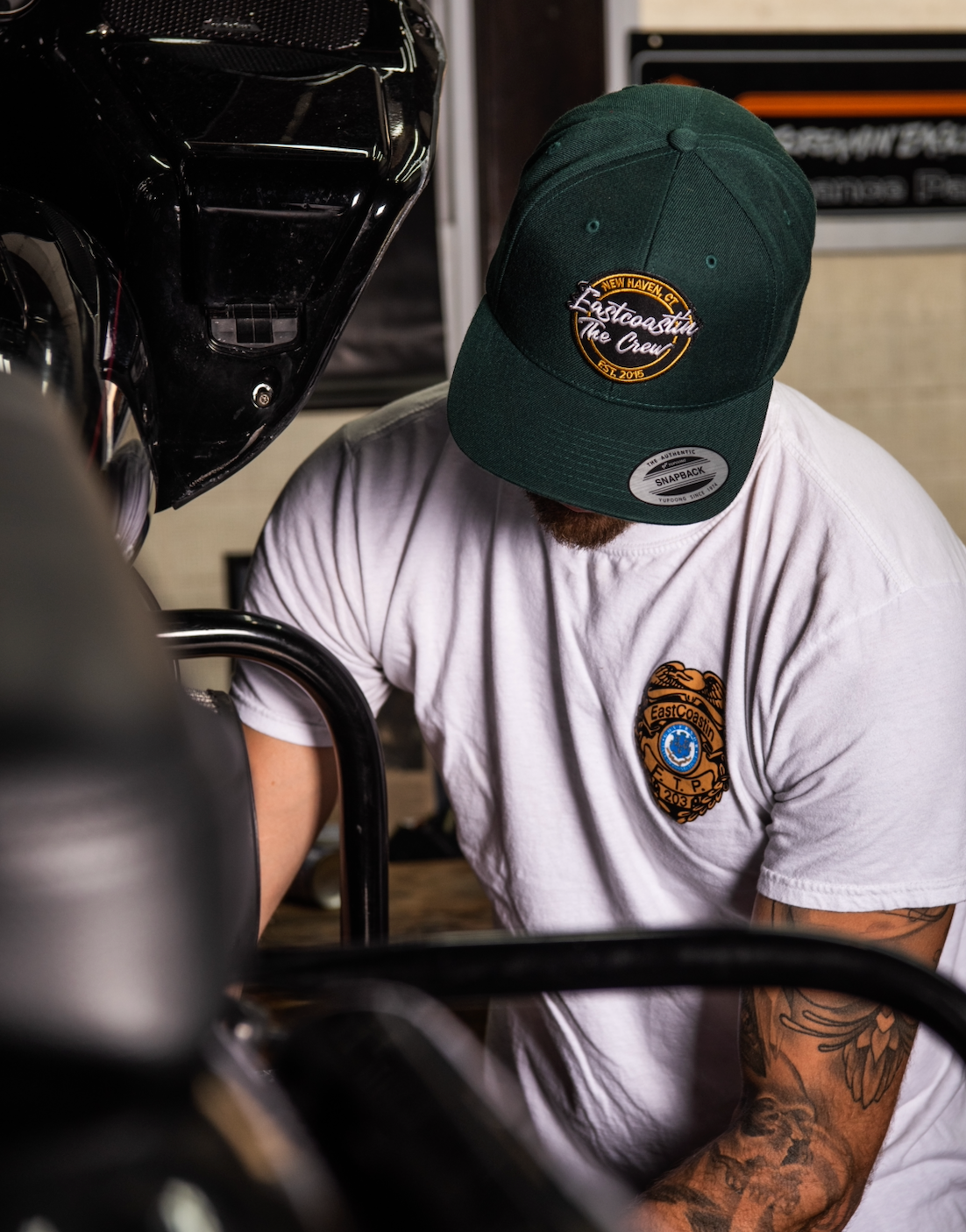 Green & Yellow The Crew Snapback